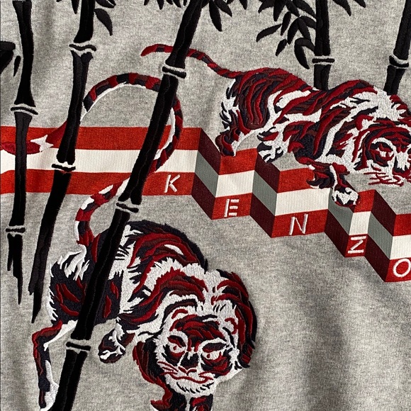 KENZO Women's Bamboo & Tiger Printed Sweatshirt - Picture 6 of 8